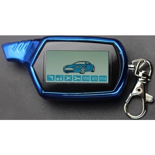 2-way A61 LCD Remote Control Keychain+TPU Protective Case for StarLine A61 two way car alarm system Russian auto-start Key chain