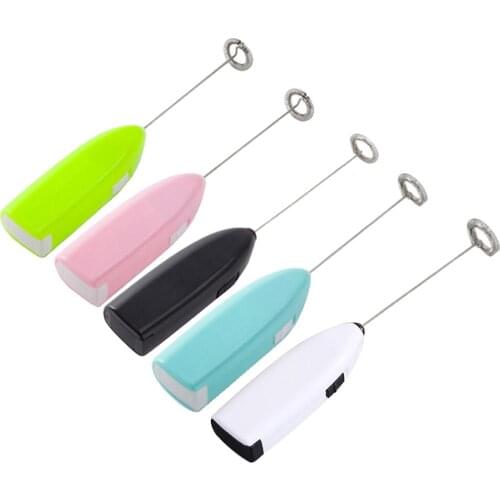 Handheld Electric Egg Beaters Stainless Steel Milk Coffee Frother Cream Whisk Mixer Mini Handle Stirrer Kitchen Tools