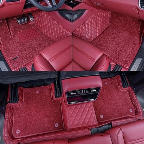 Special Car fit Car floor mats For Porsche Cayenne coupe/SUV 3D Luxury leather Waterproof protection carpet 2006-2020 years