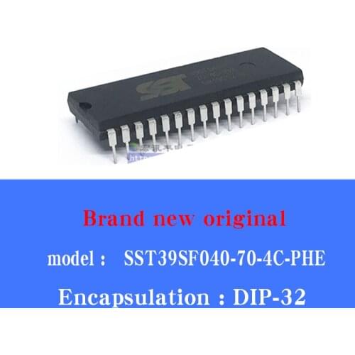 SST39SF040 SST39SF040-70-4C-PHE in-line DIP32 memory chip brand new