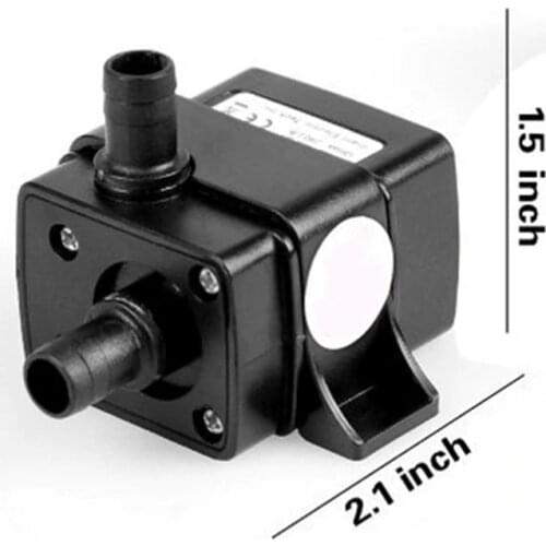 1PCS Ultra-quiet DC 12V 240L/H Flow Rate Waterproof Brushless Pump Mini Submersible Water Pump For Garden Goldfish Bowl Hot Sale