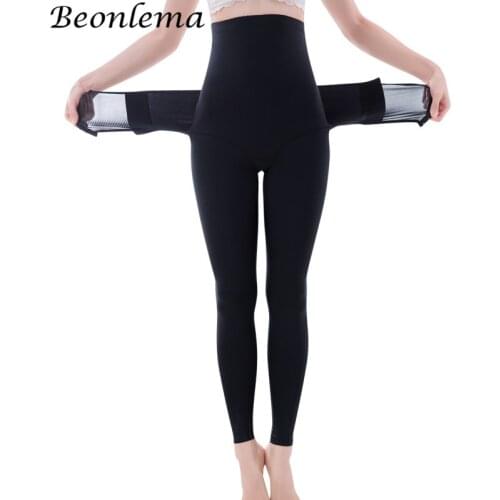 Beonlema Shapewear Leg Shaper Pants Women Tummy Shaping Legs Modeling Long Control Panties Waist slimming Straps Body Shaper 3XL