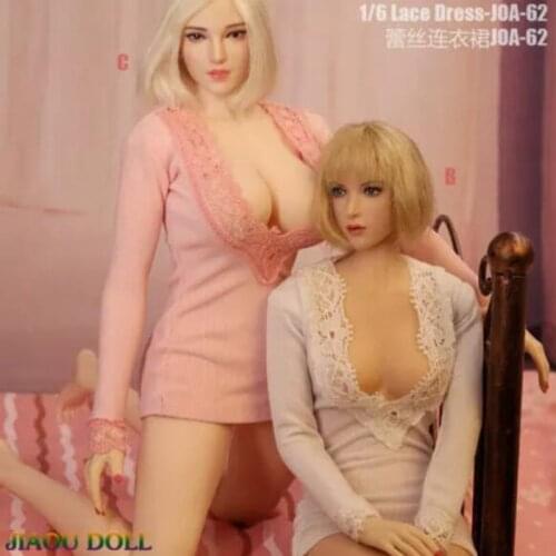 1/6 scale JOA-62 Lace Tight Dress Mini Skirt FIT 12'' Female PH Figure Body in stock