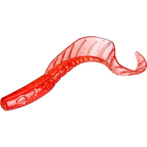 10Pcs Fishing Lure soft bait 65/75/90mm Worms Artificial Silicone Fishing Lure with Salt Smell Carp Bass Pesca Fishing Takcle