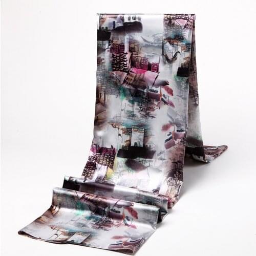 170x75cm Fresh figures are small silk printing fabric DIY garment cloth dress HF03