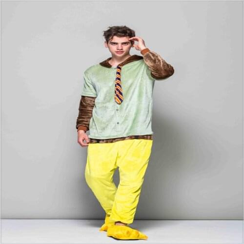 2017 Flannel Adult Unisex Cosplsy Costumes sloth Onesies Pajama Grill And Boy Pyjama Sleepwear