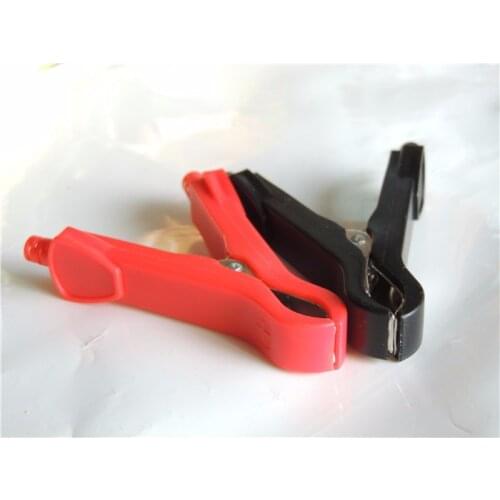 4 PCS 30A Car battery clip Alligator clips Pliers cables