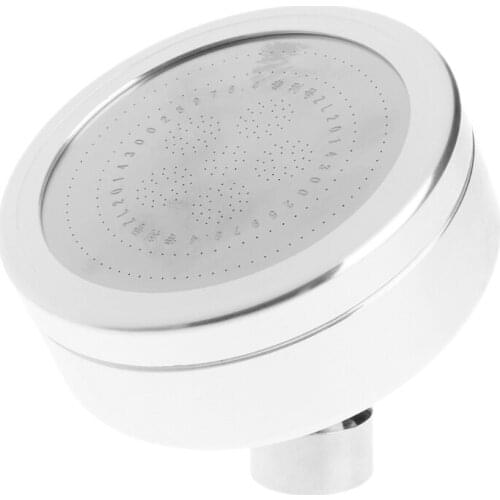 Aluminum Round Shape Top Shower Head for Bathroom Hotel Shower Bath Head High Pressure Boosting Water Saving Filter