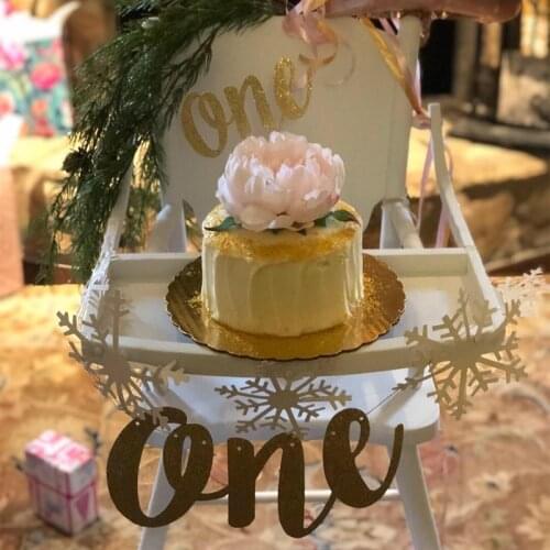 Glitter One Banner Letter Garland Baby 1 Birthday high chair banner baby girl boy first birthday a photo props party decoration