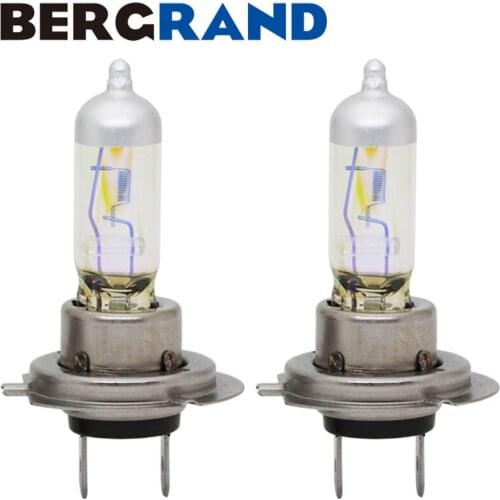 12V 2900K Rainbow Golden Super Yellow Light Car Halogen Headlight Offroad Used Car Lighting Source H1 H4 H7 Hard&Quartz Glass