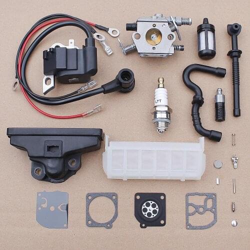 Carburetor Ignition Coil Air Fuel Filter For Stihl 021 023 025 MS250 MS210 MS230 Chainsaw 1123 120 1651 Carb Repair Kit