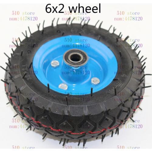Free shipping 6x2 tire tyre rim 6 inch 15cm pneumatic wheel pump wheel trolley cart wheel roller caster wheel caster