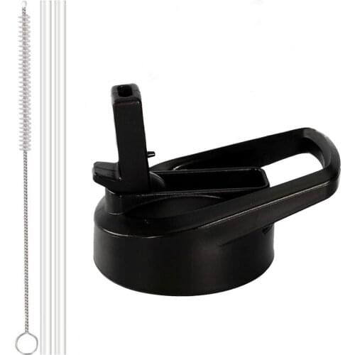 Wide Mouth Straw Lid Wide Mouth Bottle Lid with Straws and Brush