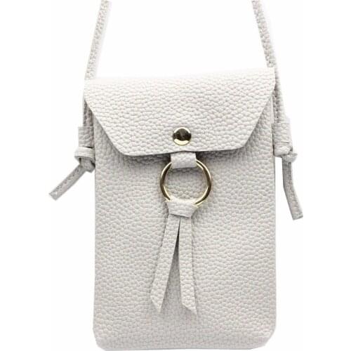 M606 2017 Small Fashion Women Messenger Bag Tassel Candy color Bag Ring Hasp Women Handbag Pu Leather Women Mini Messenger Bags