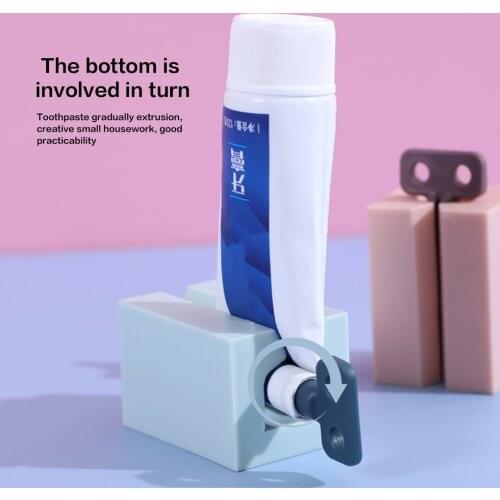 Multifunctional Manual Toothpaste Squeezer Bathroom Presser Squeezer Facial Cleanser Press Rolling Holder