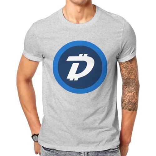 Men DigiByte DGB Crypto Currency Anime Ethereum Coin Casual Graphic Classic Creative Tees