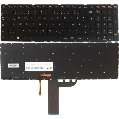 New german keyboard For Lenovo Flex 3-15 3-1570 3-1580 Edge 2-15 2-1580 GR keyboard Backlit no frame