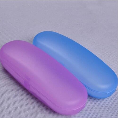 Professional Clear Sunglasses Case Hard Plastic Plain Glasses Holder Box Portable Storage Eyeglasses Case Pouch