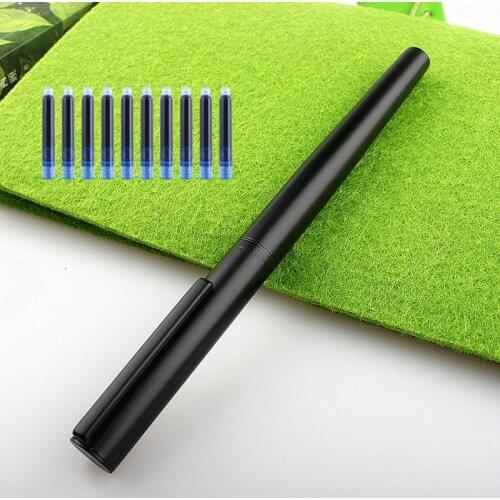 Luxury High Quality Brand Jinhao Classic Fountain Pen Copper Frosted Gift Titanium Black NIB INK Calligraphy Pen