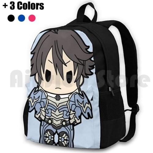 Frederick Chibi Outdoor Hiking Backpack Riding Climbing Sports Bag Frederick Fire Emblem Awakening Fire Emblem Awakening Video