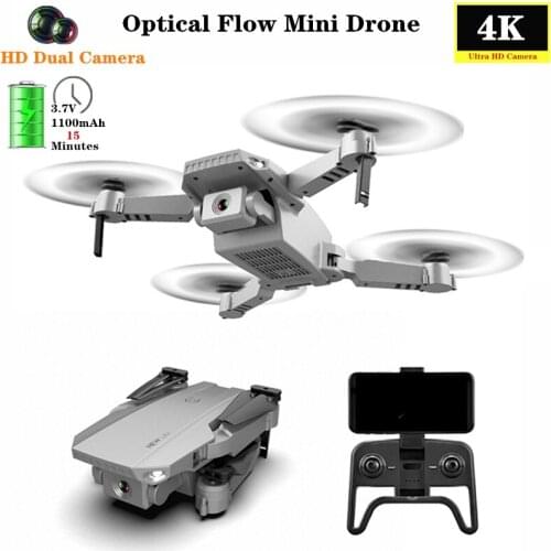 2020 NEW Foldable Drone 4K 720p HD Camera WIFI FPV 2.4G Radio Remote Control Profissional Drone VS KF609 M71 SG106 SG107