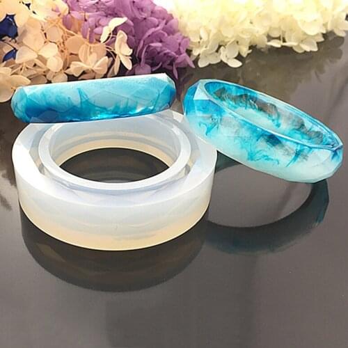 1Pc DIY Silicone Mould Resin Bracelet Jewellery epoxy resin mold