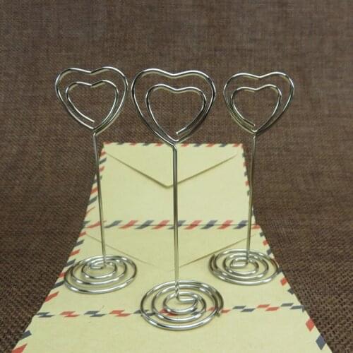 10Pcs Party favor Place Card Holder Star Shape Clips Wedding Favors Place Card Holder Table Photo Memo Number Name Clips Base