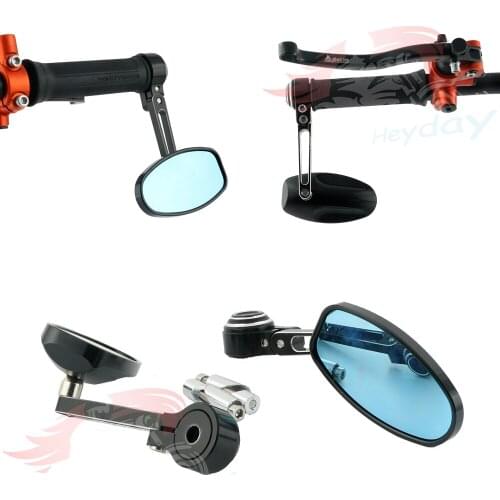 7/8" Handlebar End Mirrors CNC Motorcycle Rearview Side Mirror For suzuki SV650X GSXS750 GSX-S1000 2018 2019 SV1000 V-STROM
