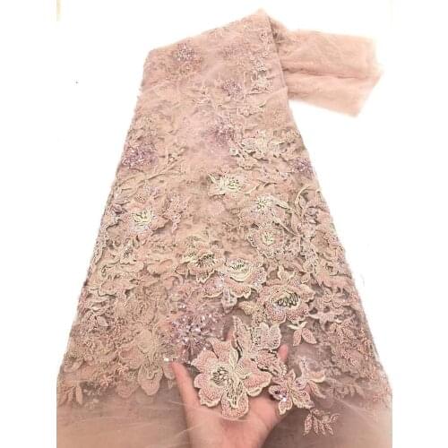 African lace French luxury embroidered ZH-188683 tulle lace fabric for banquet dress party