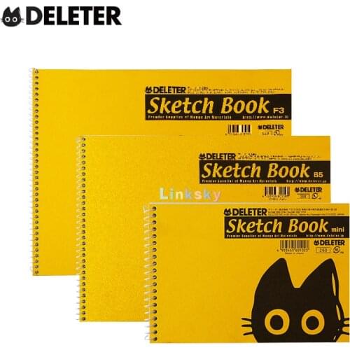 Deleter Sketch Pad,Portable F3 Size: 217mmx272mm or 8.5 X 10.7 Inches,17 Pages of High Quality Japanese Sketch Paper
