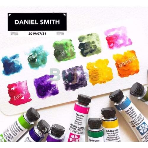 Daniel Smith New Color Watercolor Pigment,Gouache Water Color Master Acuarelas Art Supplies for Artist,USA Original