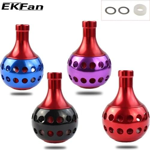 EKFan 1pc 38MM Aluminum alloy Fishing Reel Handle Knob for Bait casting Spinning Reel Accessory parts