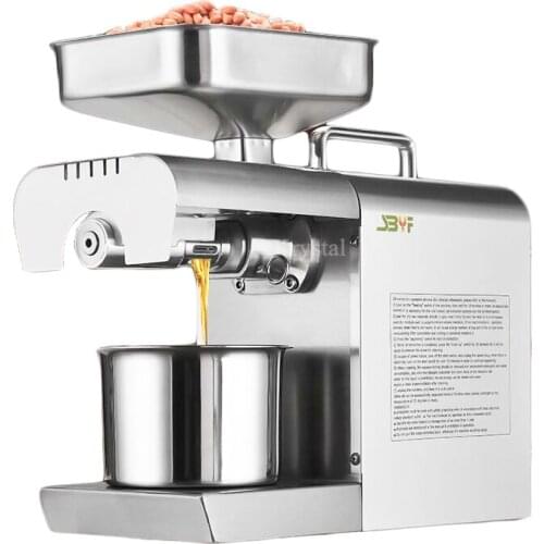 Oil Presser Machine Household Stainless Steel Commercial Home Oil Extractor Expeller Presser Usefor Almond Peanut Food Processor
