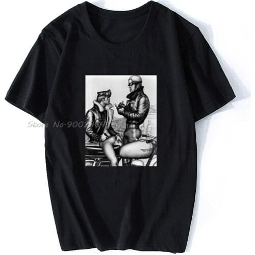 Design Bob Mizer Tom Of Finland Mens T-Shirt Cotton O Neck funny Clothing Men Printed Fashion Design Muscle TShirt Tees