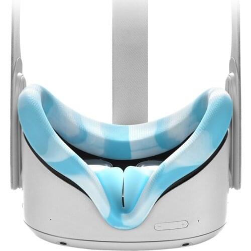 Soft Silicone Eye Mask Cover Pad For Oculus Quest 2 VR Headset Breathable Anti-sweat Light Blocking Eye Cover For Oculus Quest2