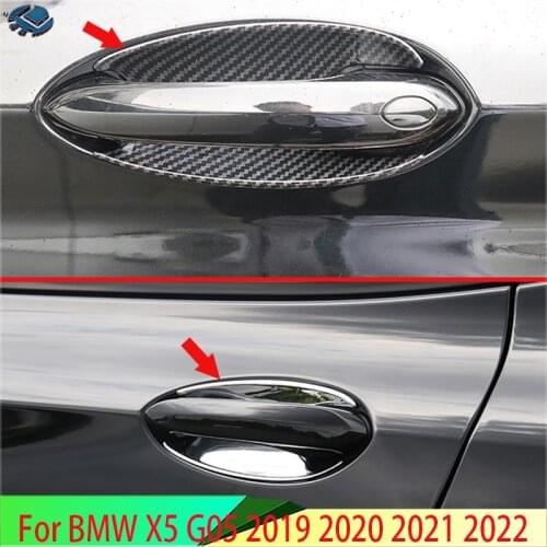 For BMW X5 G05 2019 2020 ABS Chrome Door Handle Bowl Cover Cup Cavity Trim Insert Catch Molding Garnish