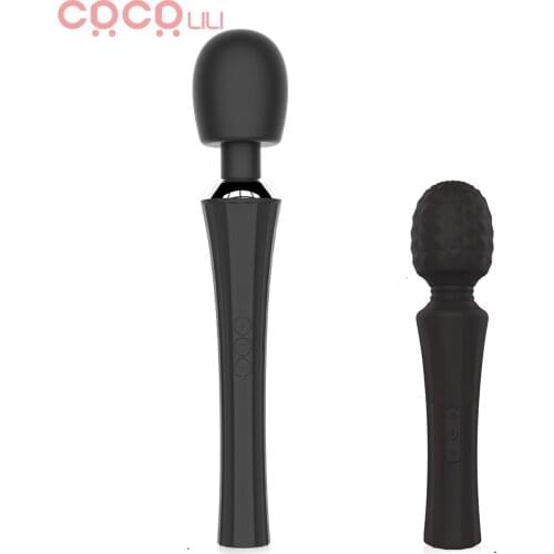 Newest Large Size Av Vibrator Big AV Rod Magic Wand Body Massager Erotic Clitoris Sex Toy for Woman G Spot Stimulator Adult Toy