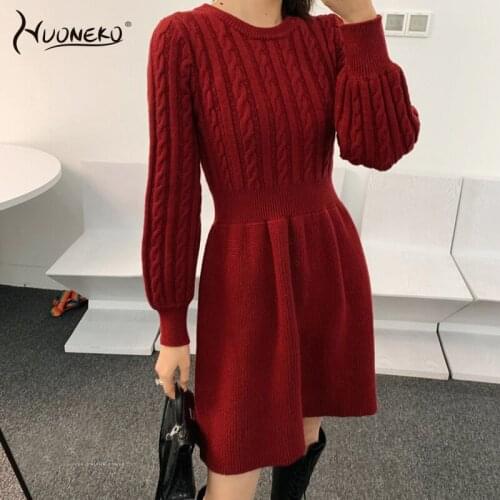 NUONEKO Fashionable Knitted Dresses