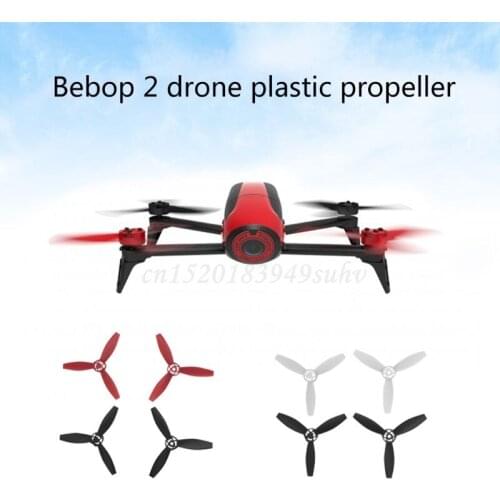 4Pcs Plastic Propellers Quick Release Prop Blade for Parrot Bebop 2 Drone/fpv2.0
