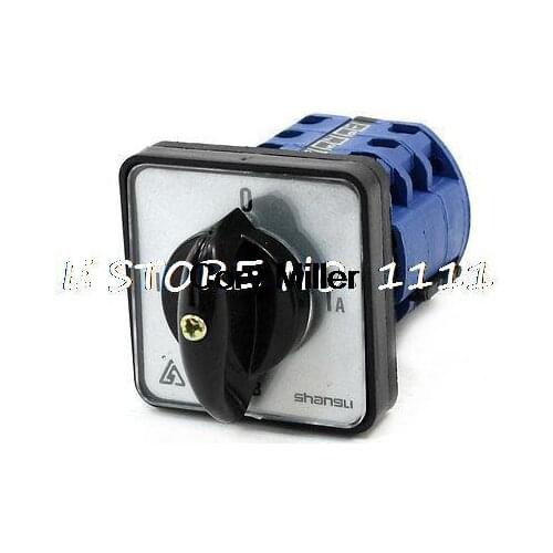 Rotary Cam Control 4 Selector Position Combination Switch 12 Terminals