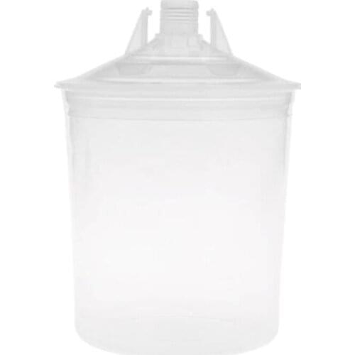 Transparent Plastic Paint Mixing Cups Inner Cup with Lid For Accurate Mixing Of Paint And Liquids 600ML School Laboratory Cups