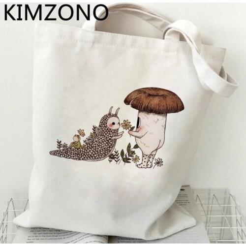 Mushroom shopping bag grocery bolsa jute bag reusable bolso bag bolsa compra jute woven bolsas reutilizables cabas