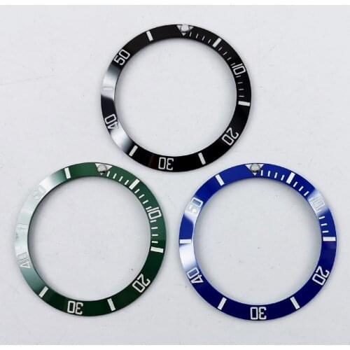 38mm super luminous watch ceramic bezel ring Insert fits for 40mm watches High Quality Parts