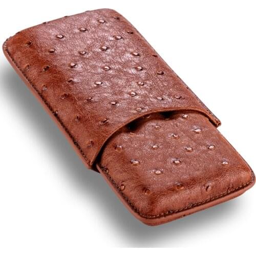 High-end Poartable Leather Travel Case Mini Cigar Humidor Cigar Set Gift For Man