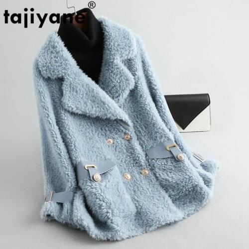 Real Coat Fur Female 100% Wool Jacket Autumn Winter Coat Women Clothes 2021 Korean Vintage Sheep Shearling Fur Tops ZT4780