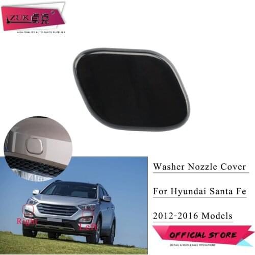 ZUK For SantaFe / IX45 2013 2014 2015 2016 Front Bumper Headlight Washer Nozzle Cover Washer Cap Shell Case For Hyundai