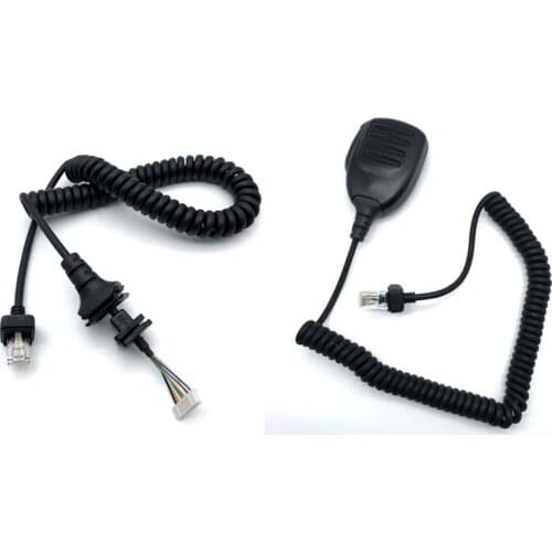 1PCS HM-152 Handheld Speaker PTT Mic Microphone or Replacement Cable Cord for ICOM HM152 IC F121/S F221/S F221 F520 Walkie Talki