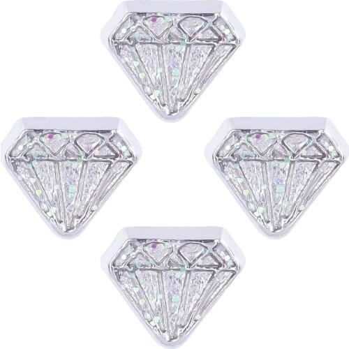 20Pcs/Lot F221 Metal Geometric Shaped Floating Charms Making Alloy Living Glass Locket Jewelry
