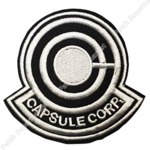 3.5" Z CAPSULE CORP Logo Classic Video Game TV MOVIE Costume Uniform Embroidered Emblem applique iron on sew on patch