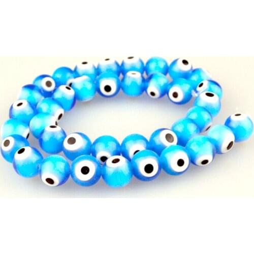 4mm 950pcs/lot Multicolor to choose Evil Eye Beads Lampwork Round Spacer Glass Beads Wholesale Fit DIY Beads